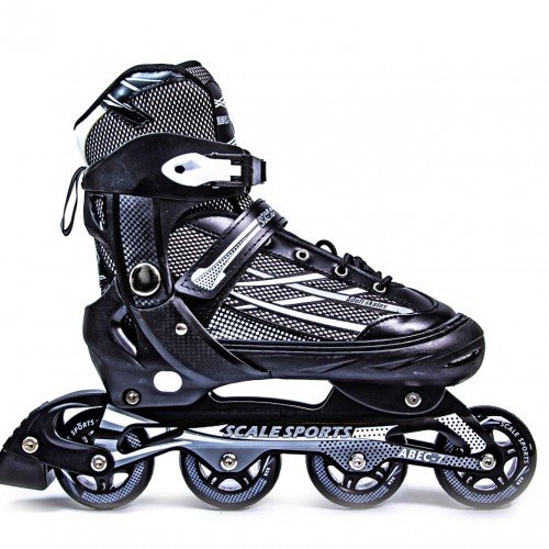 Роликовые коньки раздвижные Scale Sports XL LF 935 41-44 черный