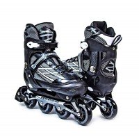 Роликовые коньки раздвижные Scale Sports XL LF 935 41-44 черный