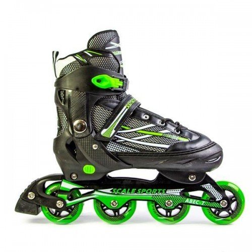 Роликовые коньки раздвижные Scale Sports XL LF 935 41-44 зеленый
