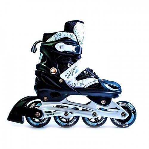 Роликовые коньки раздвижные SkateX Drift 28-33 черный