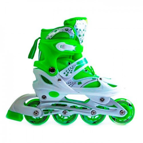 Роликовые коньки раздвижные SkateX Drift 38-42 зеленый