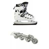 Роликовые коньки со сменным лезвием Scale Sports TF-300 29-33 белый
