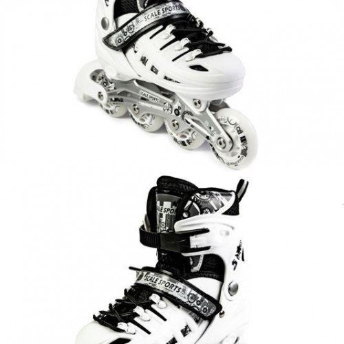 Роликовые коньки со сменным лезвием Scale Sports TF-300 29-33 белый