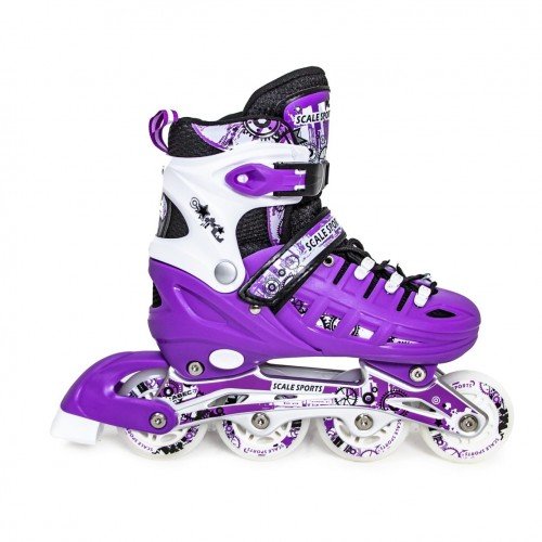 Роликовые коньки со сменным лезвием Scale Sports TF-300 34-37 фиолетовый