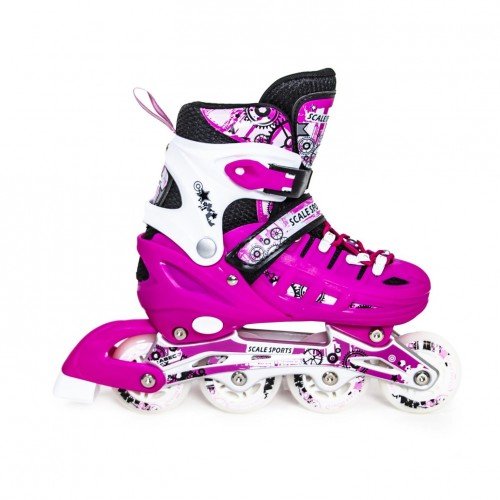 Роликовые коньки со сменным лезвием Scale Sports TF-300 38-41 розовый